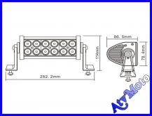 Panel led epistar 36W 252mm - LB0025(2)